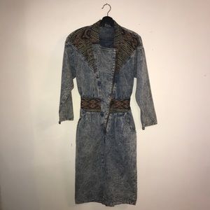 PG Collections | Vintage Retro 80’s Denim Dress